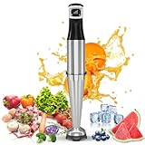 LAZYME ハンドブレンダー【無段階変速】電動ハンドミキサー 離乳食/スムージー/下ごしらえ/スープ/氷も砕ける ギフト プレゼント氷・肉・果物・野菜 調理器具 フードプロセッサー ミキサー ジューサー