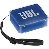 SHEAWA JBL Go 2用 ケース 保護ケース カバー クリアーケース ストラップ付き TPU 衝撃吸収 携帯便利 （透明）