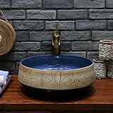 GYP 盆地セラミック盆地アート流域シンクウォッシュ盆地肥厚レトロロータス ( 色 : A )