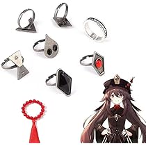 Amazon.co.jp: [HYCOS] 原神 げんしん 胡桃 フータオ 指輪 7点