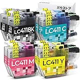 バウストア Brother LC411-4PK 互換インクカートリッジ 8個 対応機種： DCP-J928N DCP-J926N DCP-J528N DCP-J526N DCP-J915N DCP-J914N DCP-J1800N MFC-J905N MFC-J904N MFC-J939DN MFC-J939DWN MFC-J739DN MFC-J739DWN