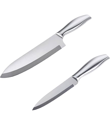 Amazon | Komachi AB5076 8インチ 料理包丁 鞘付き ネイビー | KAI