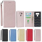 Eastwave for LG Style3 L-41A ケース for LG style 3 L-41A ケース 手帳型 for LG style3 L-41A case l41a カバーストラップ付き PU皮革 明るい色 内蔵マグネット 携帯カバー カードポケット スタンド機能 便利 ピンク