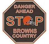 Cleveland Browns Stop Sign