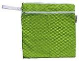 Buttons Diapers Wet Bag (Sm/Med/Lg, Green/Grey) by Buttons Diapers