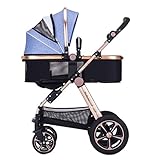 折り畳まれたベビーカートは座ることができますベビートロリー/振動を避けるための4つのラウンド/フォーシーズンズユニバーサル (色 : C)