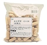 WAKI 木工ダボ 12mmX30mm DB-025 約100個
