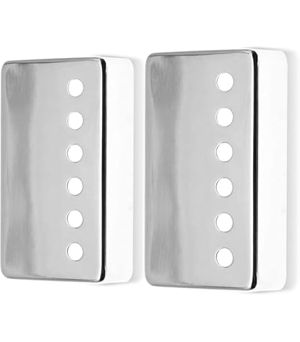 Tamburo Posteriore Vespa 50 Special 2 Cover Cromate Per Humbucker Chitarra LP - 50 Mm, In Metallo, Per Les Paul E Simili Cover Per Humbucker Da 50 Mm