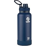 TAKEYA 51024 Australia Actives Vacuum-Insulated Stainless-Steel Water Bottle, 950ml, Midnight Vacuum Insulated Double Walled 