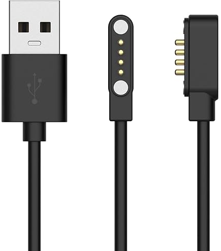 Amazon.co.jp: FitFint 充電ケーブル4ピン磁気USB R2の充電器