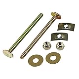 Danco , Inc。88920 A 1 / 4 x 3 – 1 / 2インチ真鍮クローゼットボルトwith Nuts and Washers ( 2 - Pack )