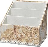 あまの 収納ケース ダマスク柄 マルチボックス ゴールド