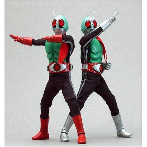 ハイパーヒーロー ダイナマイト合金コレクション ダブルライダーセット (仮(中古品)