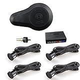 CAR ROVER Parking Sensor Buzzer Alarm BIBI Sound Reverse Backup Radar With 4 Black Sensors [並行輸入品]