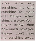 Chick Lingo XL1823SPG You are My Sunshine Decorative Sign [並行輸入品]