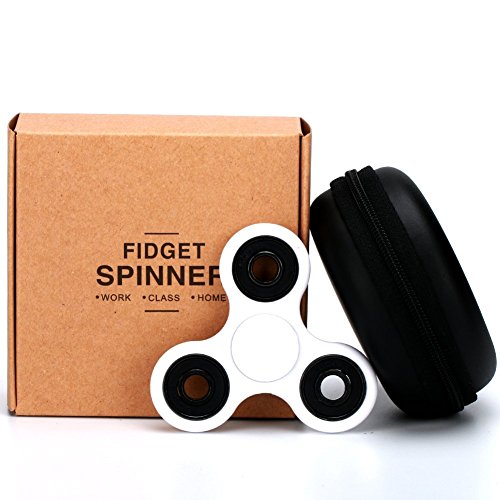 Cosy Zone 指スピナー 人気の指遊び 高速回転 ウィジェット ストレス解消 フォーカス玩具 カラー選択可能 (ホワイト)