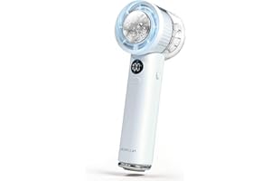 CICIBELLA ハンディファン 【2026革新モデル・-25℃瞬間冷却】 強力 冷却プレート 静音 ハンディファン 1-100段階風量 手持ち扇風機 せんふうき扇風機 小型 手持ち 卓上 6枚羽根 携帯扇風機 USB-C充電式 長時間持続 LED