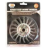IIT 82290 4-1/2-Inch Knotted Wire Wheel Brush by IIT