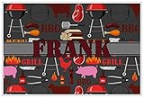 Barbequeランチョンマット(ラミネート加工) ( Personalized )