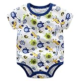 Zhhlaixing 高品質の Baby Boy Girl Unisex Short Sleeve Bodysuit Summer Newborn Romper Clothing