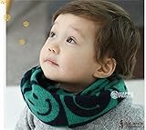 ＣＷ032★ベビーマフラー★　ドット 星　スマイル柄などのネックウォーマー (07)