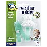 Baby Buddy(ベビーバディ) Baby Buddy ベビー バディ Bear Pacifier Holder ホワイトベア マルチ クリップ(シングル) 【アメリカ製】 Mint ミント