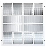 speedi-grille sg-2020 cw4 20インチby 20インチホワイト天井/側壁Vent Register With 4 Wayたわみ