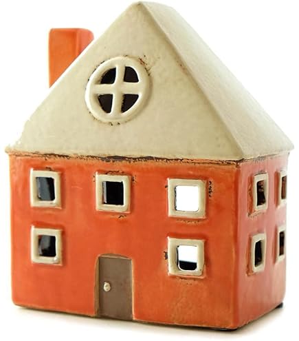 Amazon.co.jp: キャンドルハウス 陶器 キャンドルホルダー