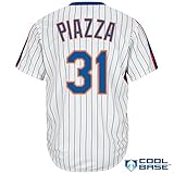 マイク・ピアッツァニューヨーク・メッツ# 31 MLBメンズCool Base Cooperstownプルオーバージャージ( XXL )