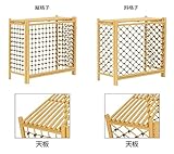 和風の室外機カバー 合成竹　樹脂製