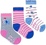 JoJo Maman Bebeベビー女の子3 Pack Elephant Socks Orc カラー: ピンク