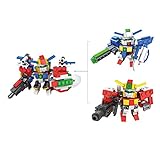 iBrick 5 in 1 合体ロボット(変形戦闘機) ＤIY 積み木型 立体パズル 知育玩具 ＤIY 積み木型 立体パズル 知育玩具 お祝いプレゼント子供おもちゃ
