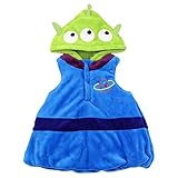 ディズニー トイストーリー リトルグリーンメン フード付き ベスト ベビー ボア[351100736] 90cm グリーン