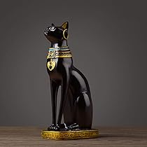 【美品】ネコ　黒猫　金属　トレー　置物　インテリア　工芸品　美術品　A3008 猫 ネコ ねこ 雑貨 置物 インテリアオブジェ アジアン雑貨