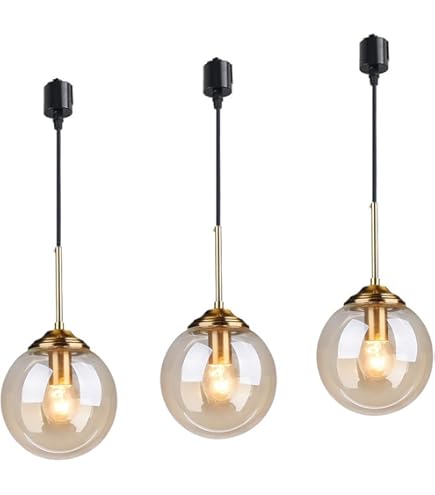 Amazon.co.jp : 億兆堂 6灯 ペンダントライト 氷塊 クリア ガラス