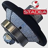 STADEA Diamond Profile Wheel / Profile Grinding Wheel 45 degree / Bevel 10 MM 3/8" high for Grinder 