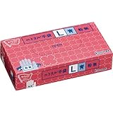 カウネット ニトリル手袋 粉無 L 青 100枚×30箱