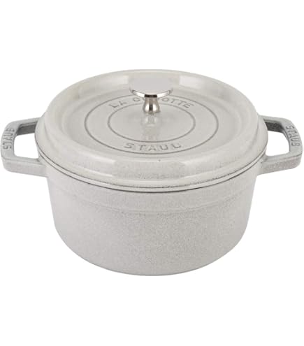 ストウブ　ココット ラウンド　グレー　22cm 両手鍋　鍋 ストウブ （ Staub ） ピコ ココット ラウンド グレー 22cm 両手