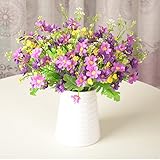 attachmenttou 13 "28 Heads人工花束ブーケフェイクミニデイジーフラワーシルク花forオフィスホームウェディングデコレーション