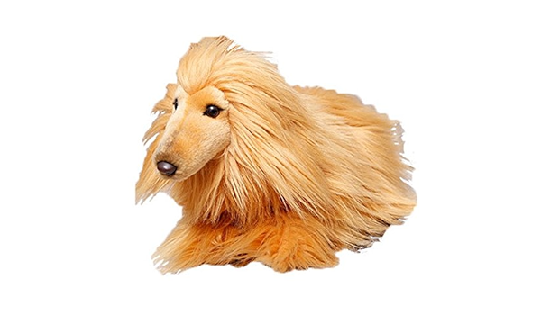 Amazon おもちゃ 人形 ドール 創造的 柔らか 可愛いヌイグルミ 抱き枕 抱き人形 ぬいぐるみ シミュレーション犬 置物 誕生日プレゼント 贈り物 アフガンハウンド ぬいぐるみ おもちゃ