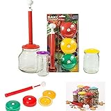 Prawey（TM） 10個入り/セットジャーシーラー真空カバーフレッシュカバー食品の保存ストレージふた食品新鮮な缶詰セットキッチンツールIC880971を維持します