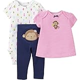 Child of Mine byカーターの赤ちゃんの女の子Tシャツ、ボディスーツ&パンツ衣装3個