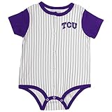 Colosseum TCUテキサスクリスチャンベビー服幼児野球ボディスーツ 3-6 M