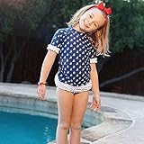 Rufflebutts ラッフルバッツ スイムウエア 4T （4歳用） 4T Nautical Navy ナウチカル ネイビー 水着 発送 [並行輸入品]