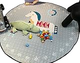 (ラウンドアース キッズ) Round Earth Kids 女の子の プレイマット ファンタジーなポニーがガールズのハートをわしづかみ あっという間に簡単収納 おしゃれデザインで子ども部屋のアクセン