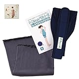 【きょうろまん付】トコちゃんベルトII（S：紺色）＋厚手腹巻カラー（M丈60cm：グレー）【カラポカセット】