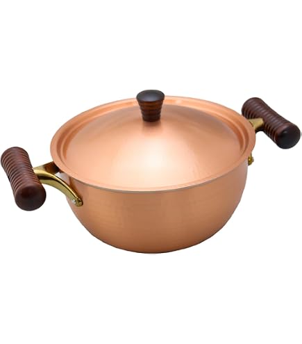 Amazon｜新光金属(Sinkoukinzoku) 両手鍋 素銅 20cm プレイクッキング