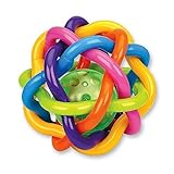 Wishtime Baby Teether Infant Winkel Rattle and Sensory Teething Ball [並行輸入品]