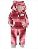 カーターズ Carter's ロンパース カバーオール フリース Hooded Brushed Fleece Jumpsuit 9M (67-72cm) [並行輸入品]