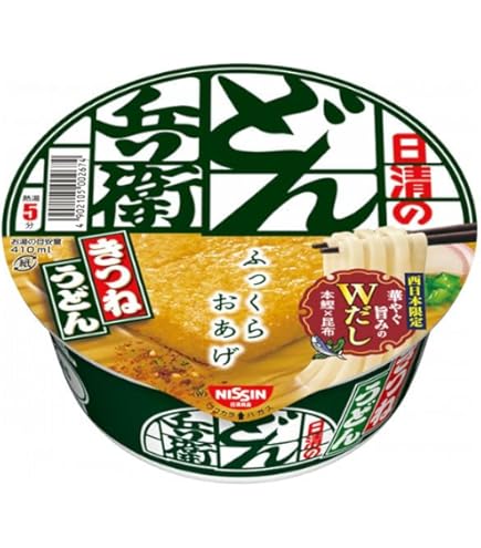 Amazon.co.jp: どん兵衛 特盛きつねうどん (西) 日清食品 カップ麺